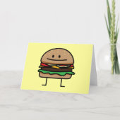 Happy Hamburger Dankeskarte (Vorderseite)