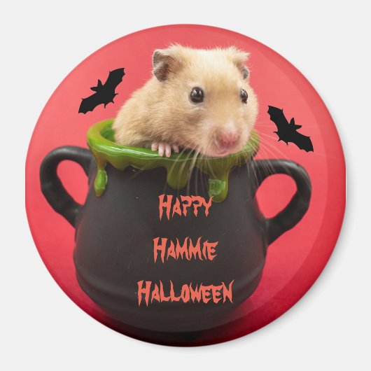 Happy Hammie Halloween Magnet (Vorne)