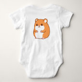 Happy Hamster Baby Bodysuit Strampler (Rückseite)