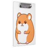 Happy Hamster Clipboard Klemmbrett (Rechts)