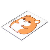 Happy Hamster Foto Notebook Notizblock (Linke Seite)