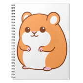 Happy Hamster Foto Notebook Notizblock (Vorderseite)