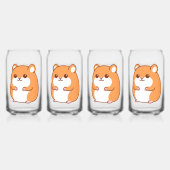 Happy Hamster Glasses Dosenglas (Hinten)