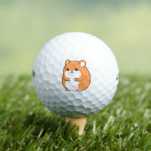 Happy Hamster Golf Balls Golfball (Insitu T-Shirt)