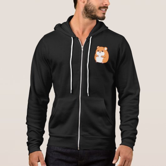Happy Hamster Hoodie (Vorderseite)