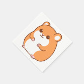 Happy Hamster Paper Napkins Serviette (Ecke)