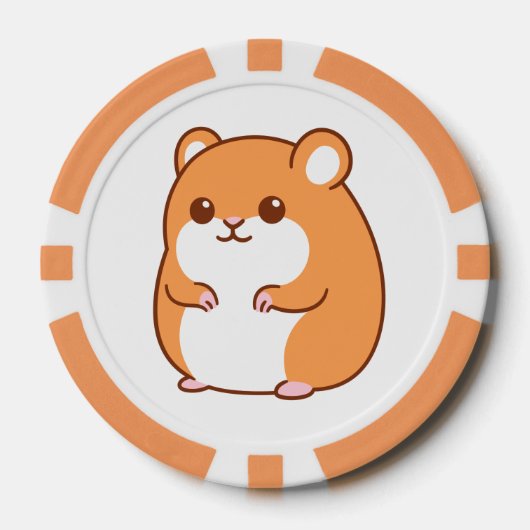 Happy Hamster Poker Chips (Vorderseite)