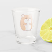 Happy Hamster Shot Glass Schnapsglas (Rückseite)