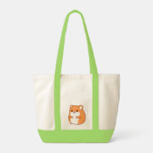 Happy Hamster Tote Bag #2 Tragetasche (Rückseite)