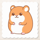 Happy Hamster Untersetzer (Vorderseite)