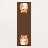 Happy Hamster Yoga Mat Yogamatte (Rückseite)