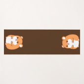 Happy Hamster Yoga Mat Yogamatte (Vorderseite (Horizontal))