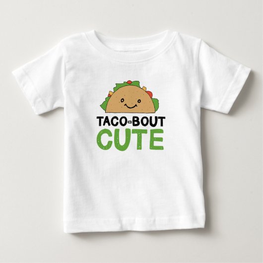 Happy Hand Drawn Taco Bout Niedliches Taco Art Des Baby T-shirt (Vorderseite)