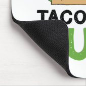 Happy Hand Drawn Taco Bout Niedliches Taco Art Des Mousepad (Ecke)