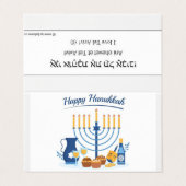 happy hannukah card visitenkarten (Außenseite Aufgefaltet)