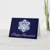 Happy Hannukah Feiertagskarte (Vorderseite)