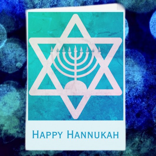 Happy Hannukah Feiertagskarte