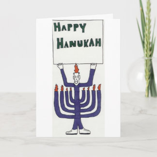 Happy Hannukah Feiertagskarte