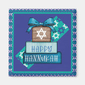 Happy Hannukah Magnet (Vorne)
