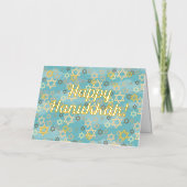 Happy Hannukkah Elegante Highlights (Vorderseite)