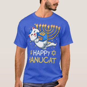 Happy Hanucat Ugly Hanukkah Jewish Chanukka Niedli T-Shirt