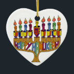 Happy Hanukah Dreidels Menorah Keramik Ornament<br><div class="desc">Sie sehen die Lee Hiller Design Collection. Bekleidung,  Geschenke & Sammlerstücke Lee Hiller Fotografie oder Digital Art Collection. Sie können ihre Naturfotografie unter http://HikeOurPlanet.com/ ansehen und ihrem Wanderblog im Hot Springs Nationalpark folgen.</div>