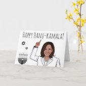 Happy HanuKamala Karte (Gelbe Blume)