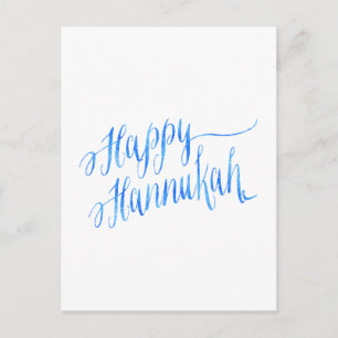 Happy Hanukka Chanukah HANNUKKAH HANUKA Feiertagspostkarte
