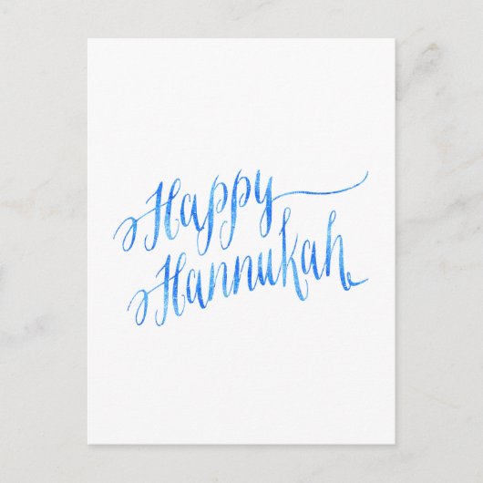 Happy Hanukka Chanukah HANNUKKAH HANUKA Feiertagspostkarte (Vorderseite)