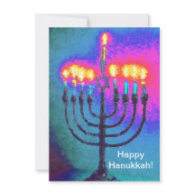 Happy Hanukka! Gruß oder danke Karte.
