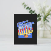 Happy Hanukka Postkarte (Stehend Vorderseite)