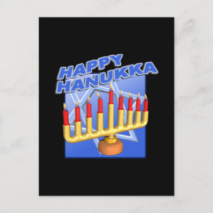 Happy Hanukka Postkarte