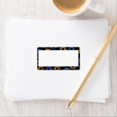 Happy Hanukka! Vorlage für die Rücksendeadresse Adressaufkleber (Insitu)