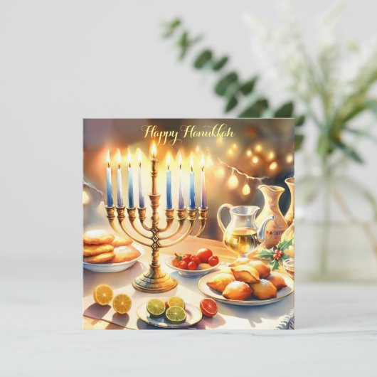 Happy Hanukkah (Stehend Vorderseite)