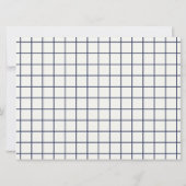 Happy Hanukkah 10 Foto Navy Blue White (Rückseite)