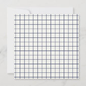 Happy Hanukkah 10 Foto Square Blue White Karte (Rückseite)