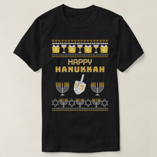 Happy Hanukkah 1 T-Shirt (Design vorne)