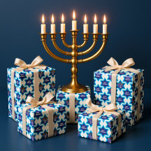 Happy Hanukkah 1a Wrapping Paper