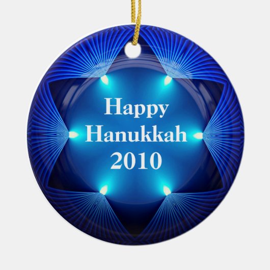 Happy Hanukkah 2010 Ornament (Vorne)