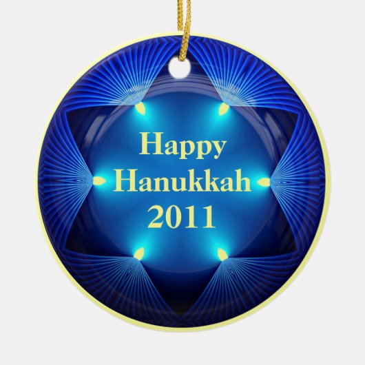 Happy Hanukkah 2011 Ornament (Vorne)