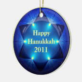 Happy Hanukkah 2011 Ornament (Links)