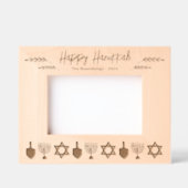 Happy Hanukkah 4x6 Personalisiert Geätzte Rahmen (Vorderseite)