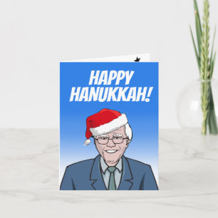 Happy Hanukkah aus Bernie Sanders Karte