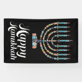 Happy Hanukkah Banner (Horizontal)