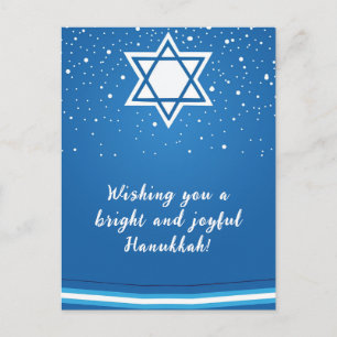 🕎 Happy Hanukkah, benutzerdefinierbar Postkarte