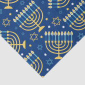 Happy Hanukkah Blue Star von David Tissue Seidenpapier (Ausschnitt)