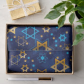 Happy Hanukkah Blue Star von David Tissue Seidenpapier (Geschenk)