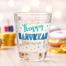 Happy Hanukkah Bold Funny Typografy Star von David Schnapsglas