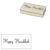 Happy Hanukkah Briefmarke Gummistempel (Stempel)
