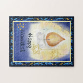 Happy Hanukkah Candle Light Puzzle (Horizontal)